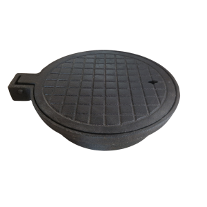 WŁAZ ŻELIWNY KANAŁOWY WPUST ŚCIEKOWY OKRĄGŁY KRATKA 28CM KLAPOWY 