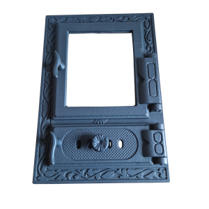 DRZWICZKI ŻELIWNE DO PIECA WEDZARNI HERMETYCZNE Z SZYBĄ ŻĄRODPORNĄ 47x32,5