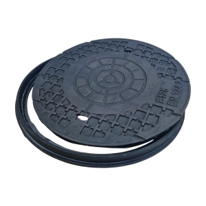 Właz żeliwny kanałowy pokrywa OP600 studnia szambo B125 