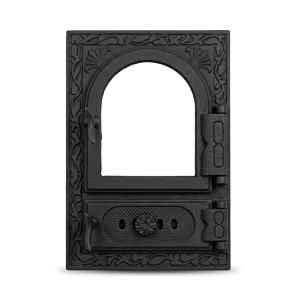 DRZWICZKI ŻELIWNE DO PIECA WEDZARNI HERMETYCZNE Z SZYBĄ ŻĄRODPORNĄ 49x 32,5 cm