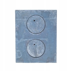 PŁYTA KUCHENNA 2-OTWOROWA 46X36CM ŻELIWNA