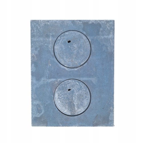 PŁYTA KUCHENNA 2-OTWOROWA 46X36CM ŻELIWNA