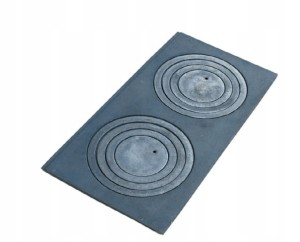 PŁYTA KUCHENNA 2-OTWOROWA 70X33CM ŻELIWNA