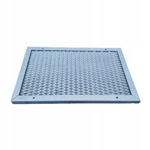 WYCIERACZKA METALOWA OCYNK 62,5X40CM OCYNK KRATOWNICA Z RAMKĄ NA ZEWNĄTRZ