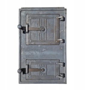 DRZWICZKI KUCHENNE ŻELIWNE PIECA WĘDZARNI 45x28,7