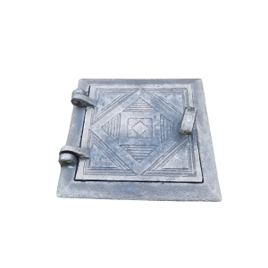 DRZWICZKI ŻELIWNE DO PIECA WYCIOROWE 17x17cm KUCHENNE WYCZYSTKA KOMINOWE