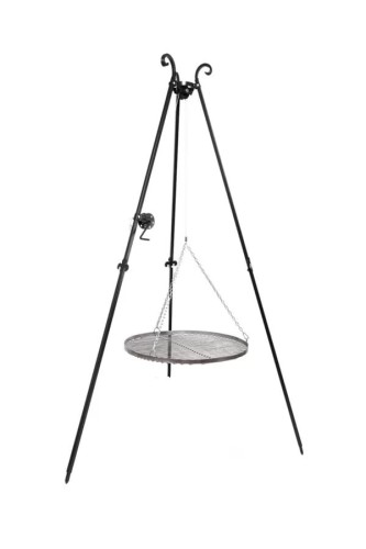 GRILL TRÓJNÓG OGRODOWY RUSZT NIERDZEWNY 70CM