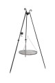 GRILL TRÓJNÓG OGRODOWY RUSZT NIERDZEWNY 80CM