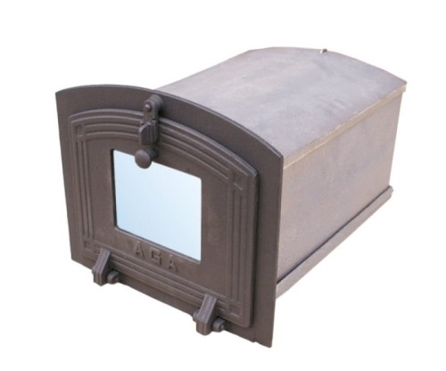 PIEKARNIK ŻELIWNY DO PIECA WĘDZARNI DUCHÓWKA Z SZYBĄ