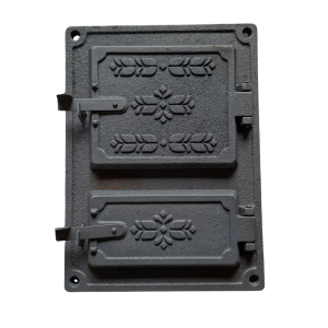 DRZWICZKI KUCHENNE ŻELIWNE DO PIECA WĘDZARNI 37,5x27,5 CM PALENISKOWE