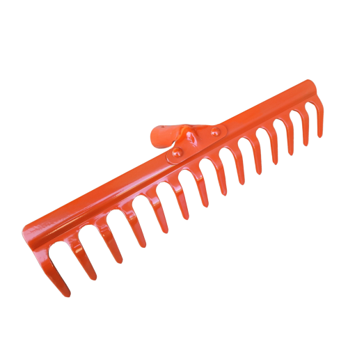 GRABIE METALOWE 14-ZĘBNE 37,5CM MOCNE BEZ TRZONKA