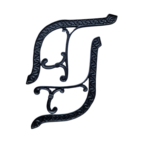 NOGA BOK HUSTAWKI OGRODOWEJ ŻELIWNY 2SZT